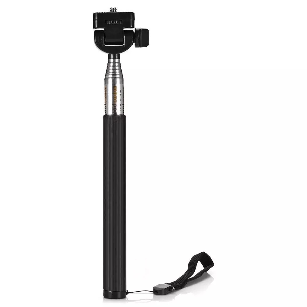 Extendable Handheld Selfie Stick Monopod + Mount Adapter For Gopro Hero 9 8 7 5 4 3 SJCAM XiaoYi EKEN H9R Sport Action Camera