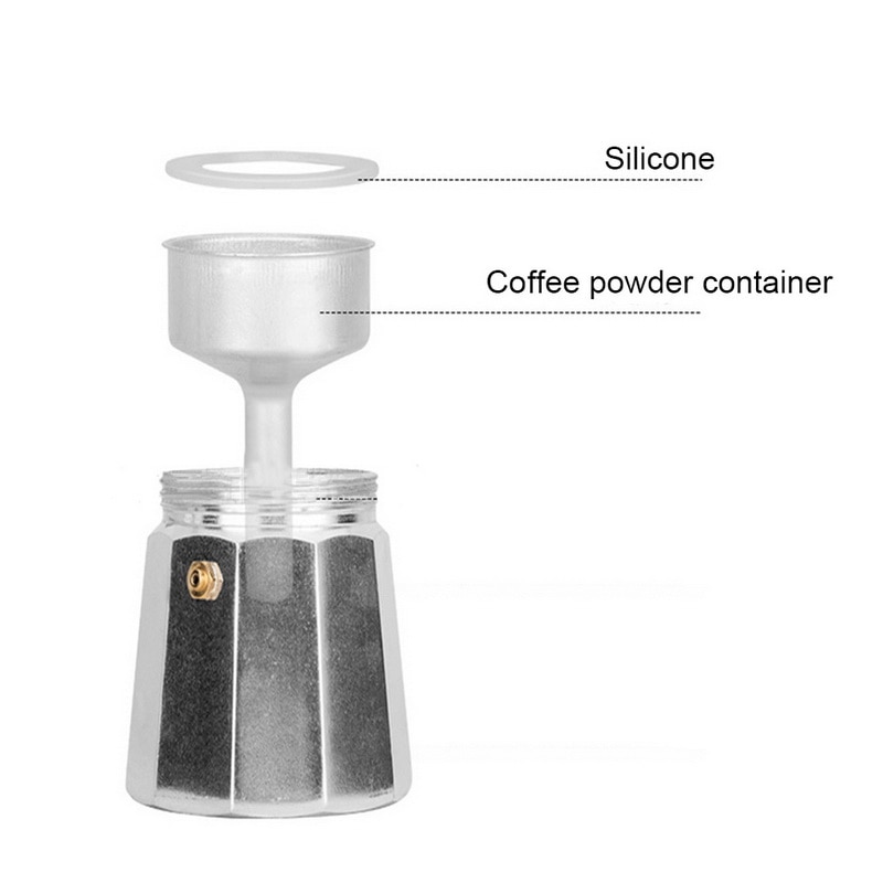 Milky White Flexible Washer Gasket Ring For Moka Pot Silicone Seal Espresso HG4840-HG4843