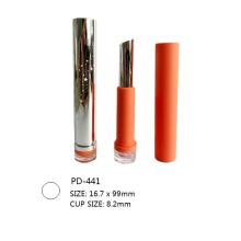 Slim injection plastic round lipstick case