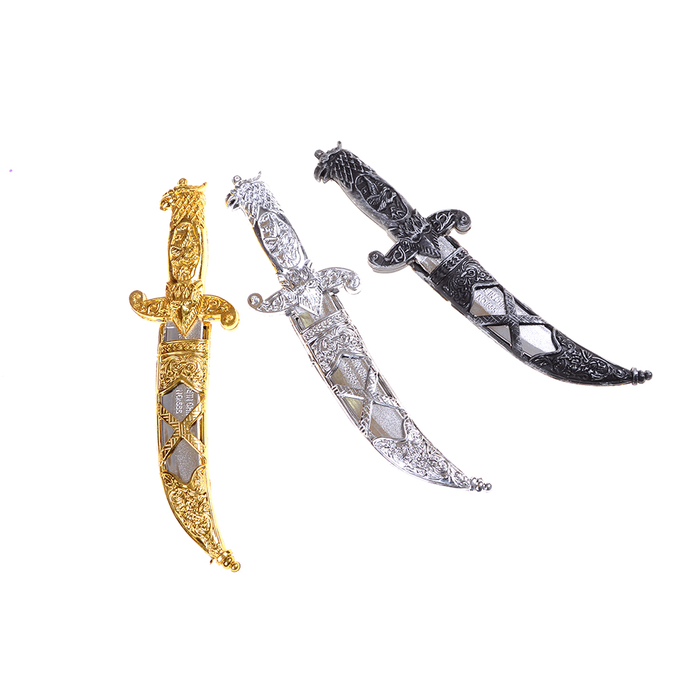 Small Weapons Phoenix Knife Toy Plastic Swords 7-B Party Supplies Halloween Toy Sword Pirates Dagger For Kids 1Pc 22*6 Cm