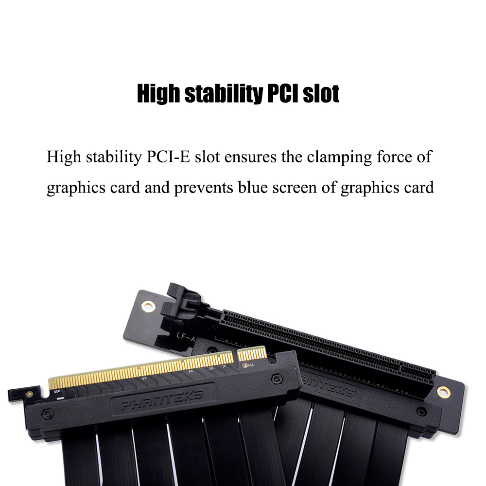 PHANTEKS PCI-E GPU Extension Wire Anti Interference X16 Vertical Install VGA Holder For 7Slot Mount PH-VGPUKT Veritcal Mounting