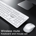 Ergonomic Wireless Keyboard Mouse Set 2.4G Office Gaming USB Full-size Keyboard Mouse Combo Set For Notebook Laptop Desktop PC