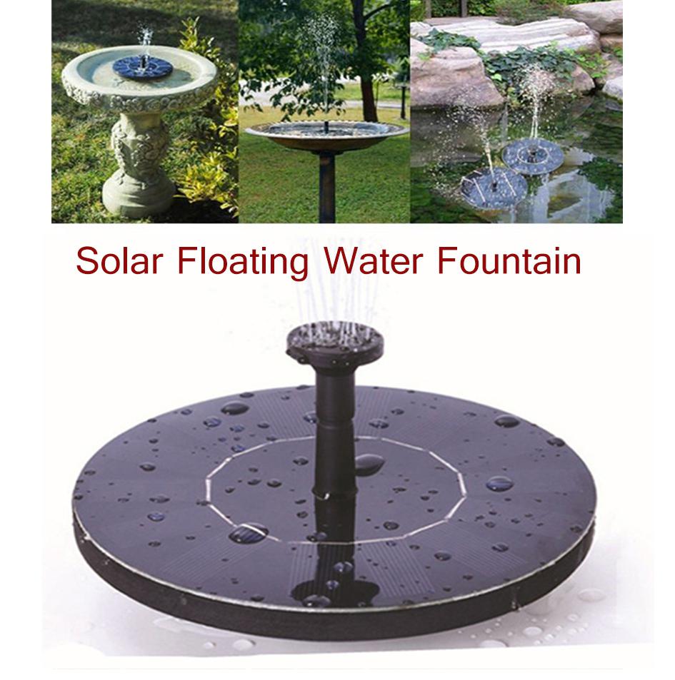 Solaar Fountain Solar Powered Garden Decorative Fountains Waterfalls Solar Bird Fountain Solar Water Pump Birdbath Fountain
