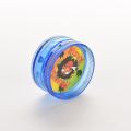 2.5*1.5cm Round Shape Hard Plastic Herbal Herb Cigar Tobacco Grinder 3 Layer Smoke Spice Crusher Hand Muller