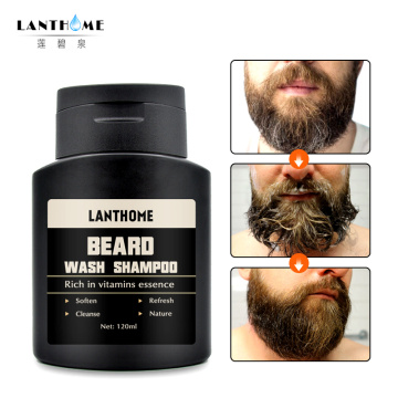 Lanthome Beard Wash Men's Beard Shampoo Deep Cleansing Nourishing Beard Cleanser Moisturiser Deep Cleansing Beard Wash Shampoo