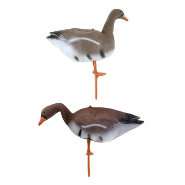 2x Outdoor Full Size Goose Hunting Decoy 3D Target Garden Lawn Decor Scarers
