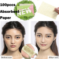 100sheets/pack Absorbent Paper Oil Control Wipes Makeup Cleansing Summer Blotting Facial Oil Shrink Pore Face Cleaning Tool