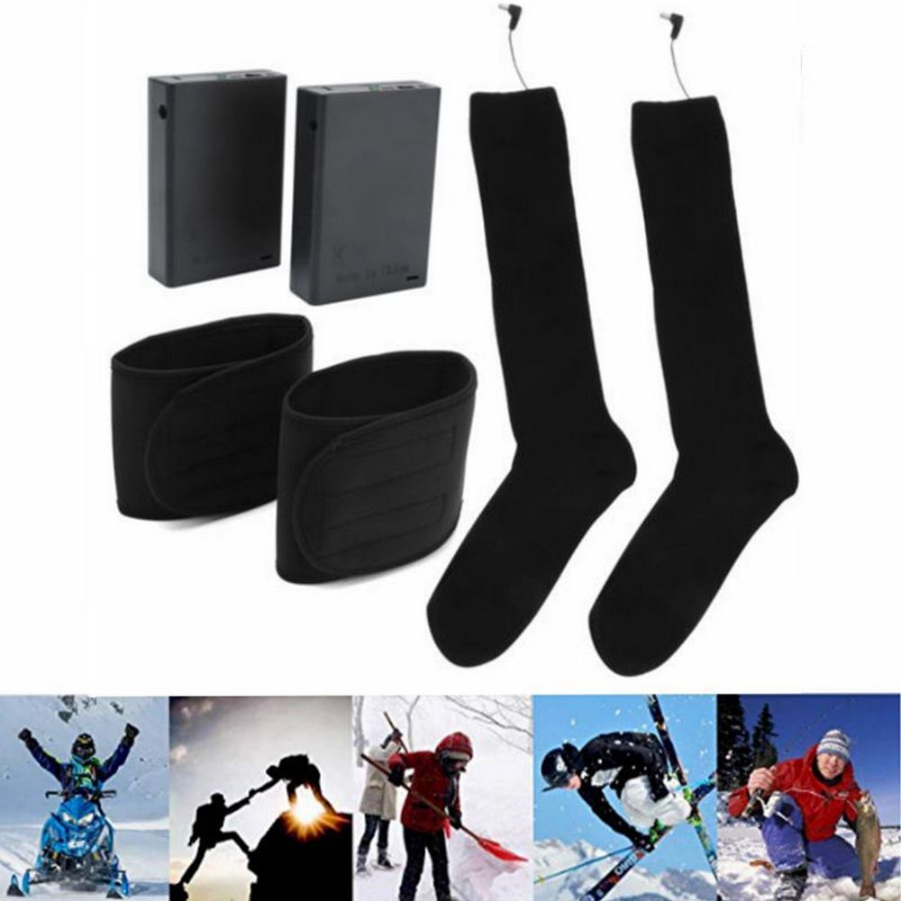 Unisex USB Charging Insoles Electric Heated Shoe Insoles Warm Socks Feet Heater Foot Pads Winter Insoles Outdoor Accessories