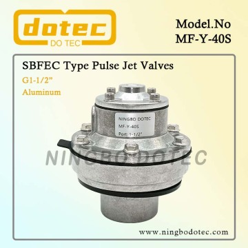 1-1/2'' BFEC MF-Y-40S Submerged Remote Pilot Pulse Valve For Dust Removal