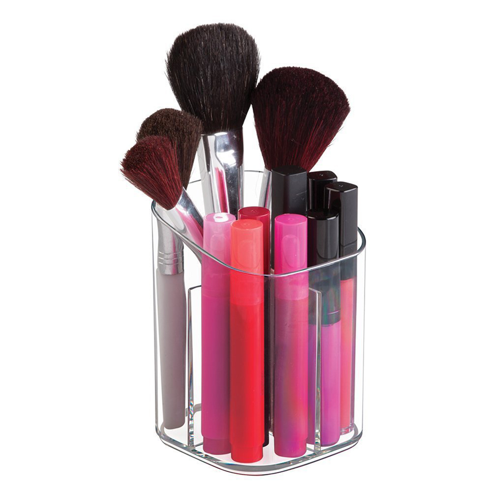 Good Healthy Transparent Acrylic Pen Pencil Holder Makeup Brush Cosmetic Storage Box