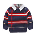 2020 Autumn Winter Boys Knitted Striped Sweater Toddler Kids Long Sleeve Pullover Children's Fashion Sweaters Clothes for Boys
