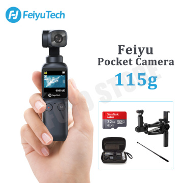 Feiyutech FEIYU Pocket Palm Camera 4K HD 6-Axis Hybrid Smart Stabilized Handheld Camera with wide angle lens APP control