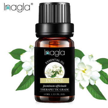 Inagla Jasmine Essential Oil Pure Natural 10ML Pure Essential Oils Aromatherapy Diffusers Oil Relieve Stress Home Air Care