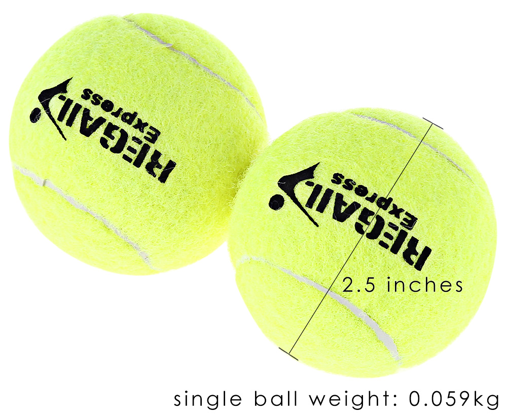 6 pcs Tennis balls for Training 100% High Quality Synthetic Fiber Quality Rubber Competition Standard Tenis Balls