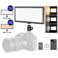 Neewer 2 Packs Super Slim LED Video Light with Light Stand Photography Lighting Kit, 3200K-5600K Bi-Color Dimmable LED Panel