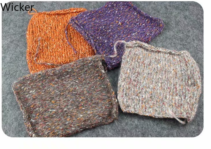 Multi-color Cotton Blended Yarn Alpaca Wool Yarn for Hand Knitting Sweater Anti-Pilling Fancy Yarn for Crocheting Shawl Cardigan