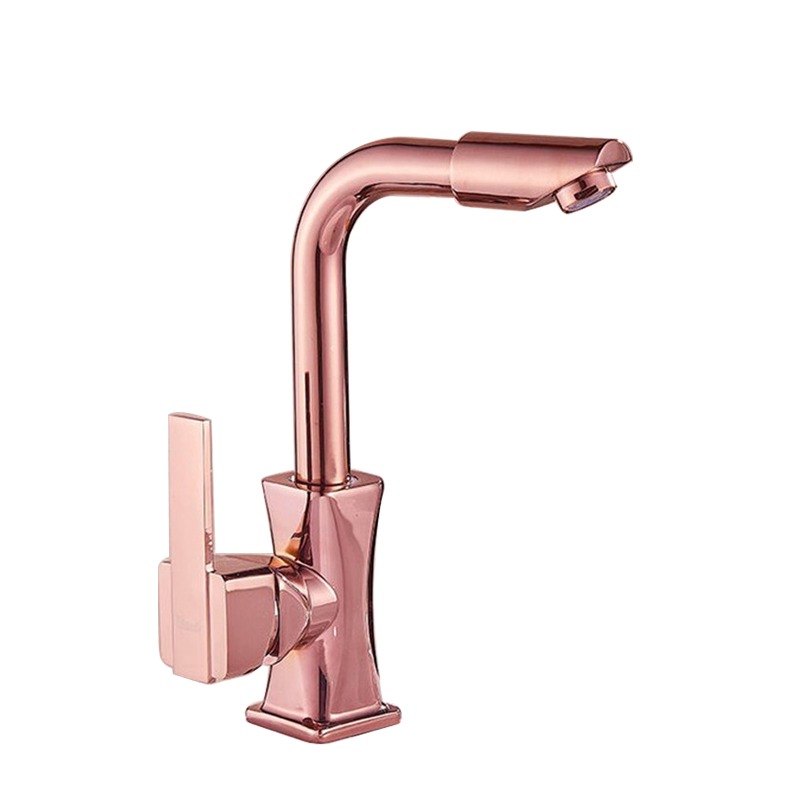 New Arrival Water Tap Gold/Rose Gold/Chrome Brass Bathroom Basin Faucet Sink tap Swivel Spout Vanity Sink faucet Mixer