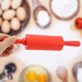 Non-Stick Silicone Rolling Pin Wooden Handle Bar Pastry Baking Tool Bakeware Kitchen Gadgets