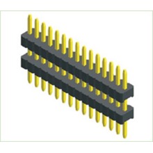 0.050" /1.27mm Pitch Pin Header Double Plastic Straight Single Row
