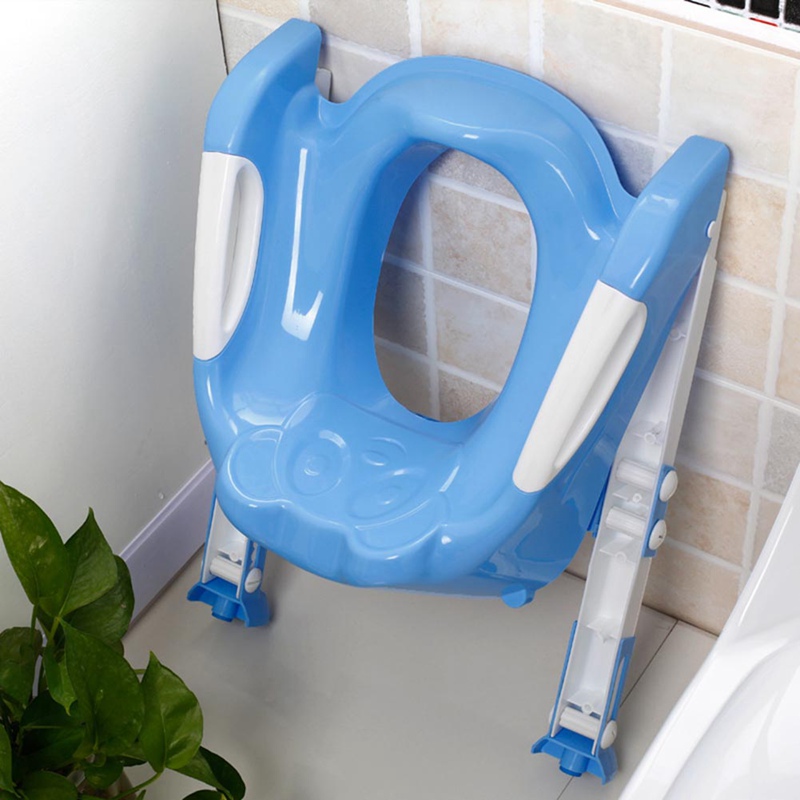 Folding Toilet Baby Toilet Ladder Infant Potty Seat Training Chair With Step Stool Ladder Baby Training Toilet Supplies