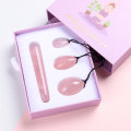 Natural Rose Quartz Yoni Egg Set Jade Eggs Women Kegel Exerciser Vaginal Muscles Tightening Ball Crystal Yoni Eggs With Box