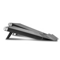 DEEPCOOL N65 non-slip laptop cooling pad dual 140mm fan notebook radiator base bracket adjustment for 0-17.3 inch