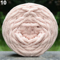 NEW 100G 1 ply Soft milk cotton polyester blended yarn Chunkys chenille hand Knitting Crochet baby yarn knit hat scarf slippers