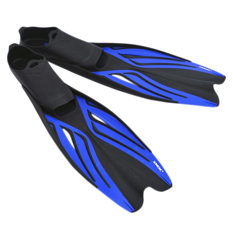 2pcs Swimming Fins Diving Pin Swim Foot Flipper Water Sports Training Tool for Swimming Diving Size XS (Blue)