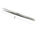 New high quality 2pcs/Set ST-11 + ST-15 Stainless Steel Precision Tweezers Set Eyelash Extensions
