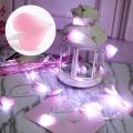 3M Led Love Heart Wedding String Fairy Light Christmas Pink Girl Romantic LED Light String Indoor Party Garden Garland lighting