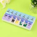 Weekly 7 Days 2 Times a Day Medicine Pill Storage Case Organizer Pill Box Container Dispenser