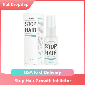 Permanent Stop Hair Growth Inhibitor Hair Repair Body Hair Removal Treatment Spray Facial Hair Remover Aftershave for Women