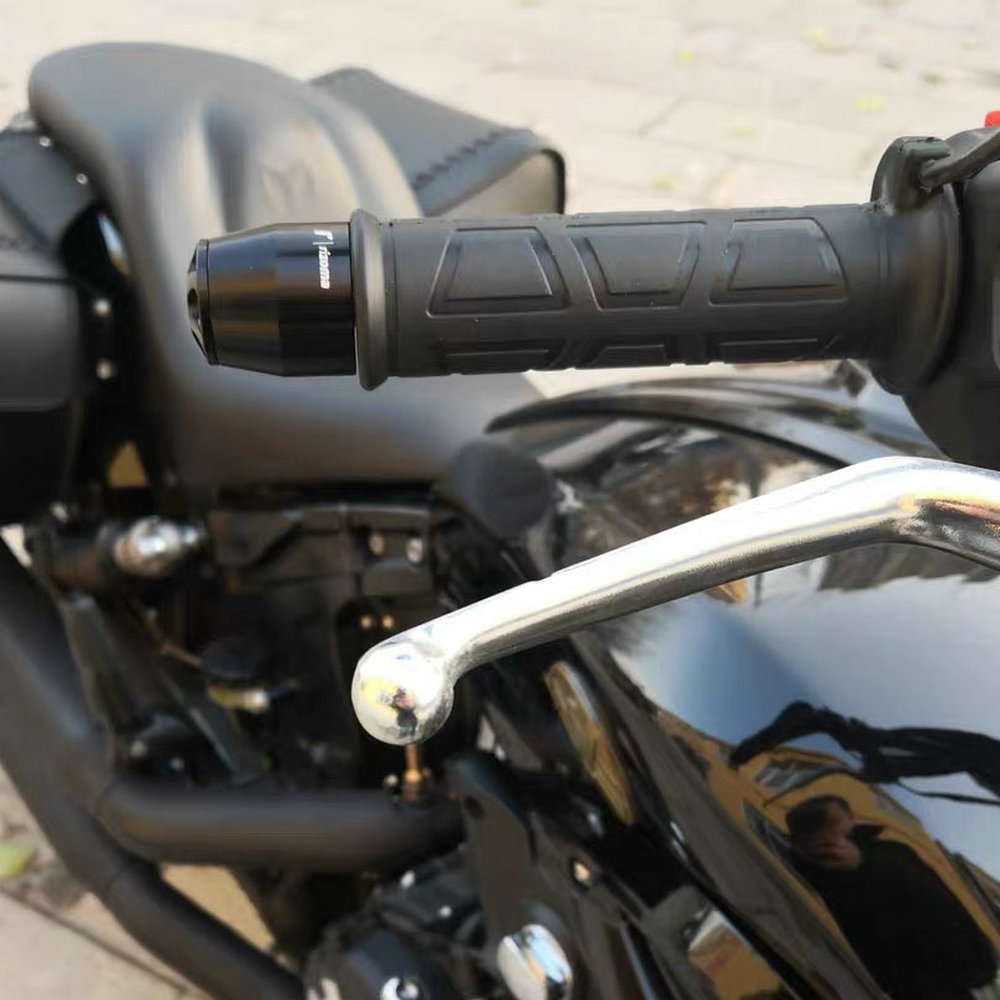 For Kawasaki Ninja 250/300R/400R/650R/ER6F/ER6N/1000/ZX10R Universal 7/8"22mm Motorcycle Handlebar Grip Cap Handle Bar Ends Plug