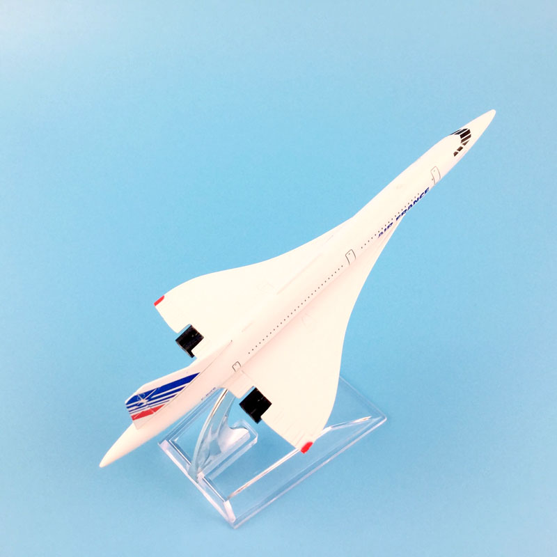 Concorde Air France Diecast Plane Model Airplane 1/400 Scale Diecast Airplane Aircraft Alloy Model Kids Toys Collections Gifts