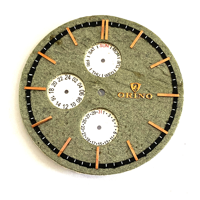 marble dial applied index 