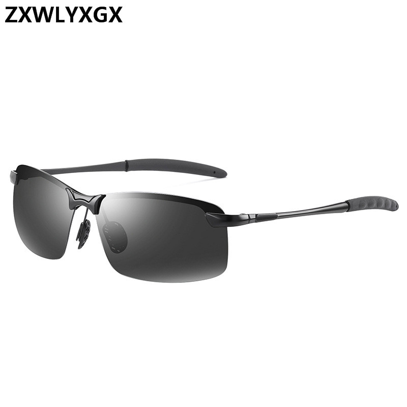 Classic Driving Photochromic Sunglasses Men Brand Polarized Chameleon Discoloration Sun glasses for men Anti-glare Goggles