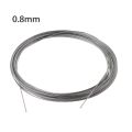 New 10m 304 Stainless Steel Wire Rope Soft Fishing Lifting Cable 7×7 Clothesline