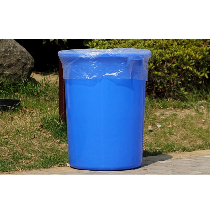 50pcs Disposable Kitchen Trash Bag Thickened Storage Bags Clear Recycling Bin Liners Bags Plastic Refuse Sacks