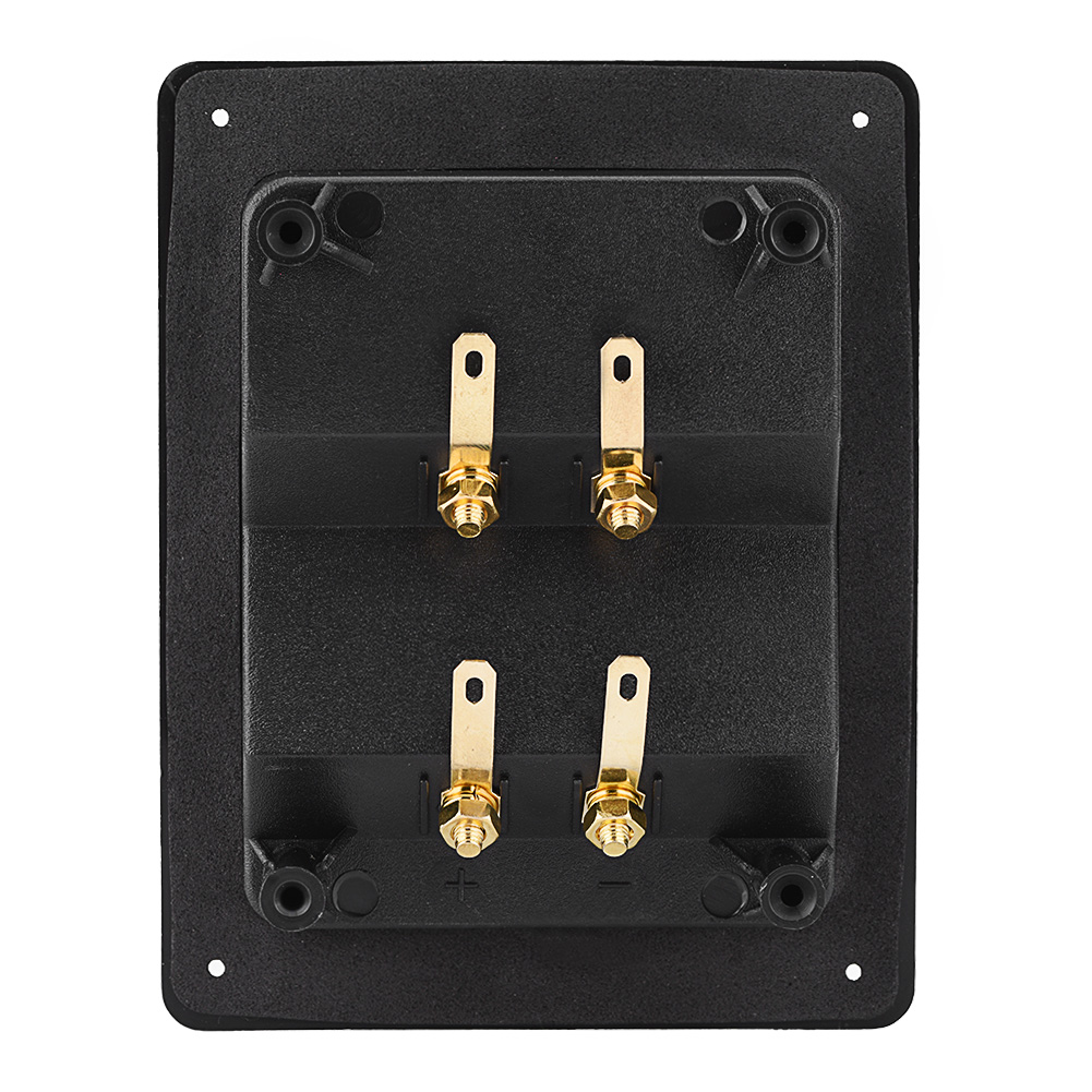 DIY 4 Copper Binding Post Terminal Cable Connector Speaker Terminal Box Acoustic Components