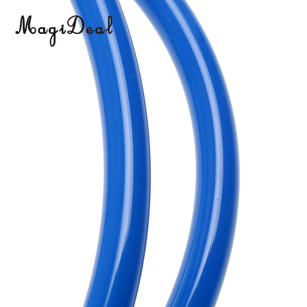 MagiDeal Professional 2Pcs TPU Adjustable Windsurfing Harness Non-Slip Line Water Sport Wind Surfing Tools 56-71cm Blue/Orange