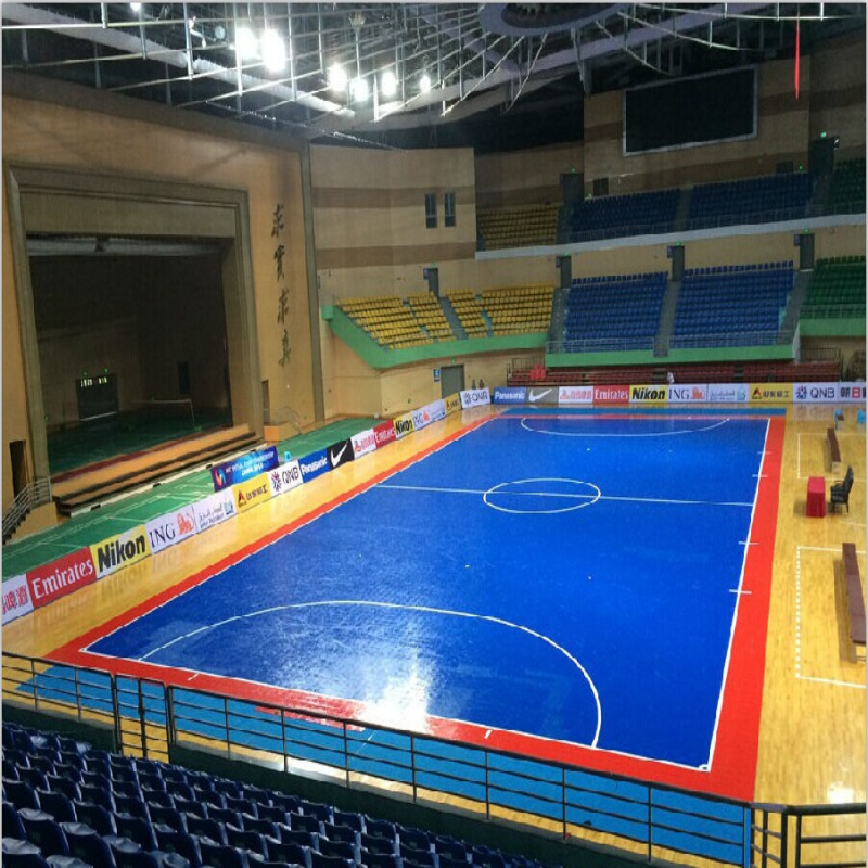 China Futsal Indoor Soccer Flooring Manufacturers Enlio Flooring
