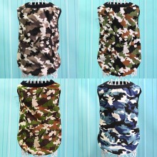 Pet Clothing Vest Camouflage for Dog Clothes Small Costume Cotton French Bulldog Soft Dogs Breathable Summer Boy Collar Perro