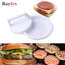 1 Set Kitchen Accessories Tools Round Shape Hamburger Press Kitchen Utensils Burger Maker Meat Mold cuisine outils accessoires B