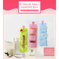 AA Hanging Storage Bag, Polka Dot Print Household Hanging Ditty Bag Commodity Shelf, Green/Blue/Pink
