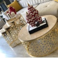 Coffee Table 1pcs Modern Design Table for Living Room Home Decoration 2 Color Options Marble Look Coffee Tables