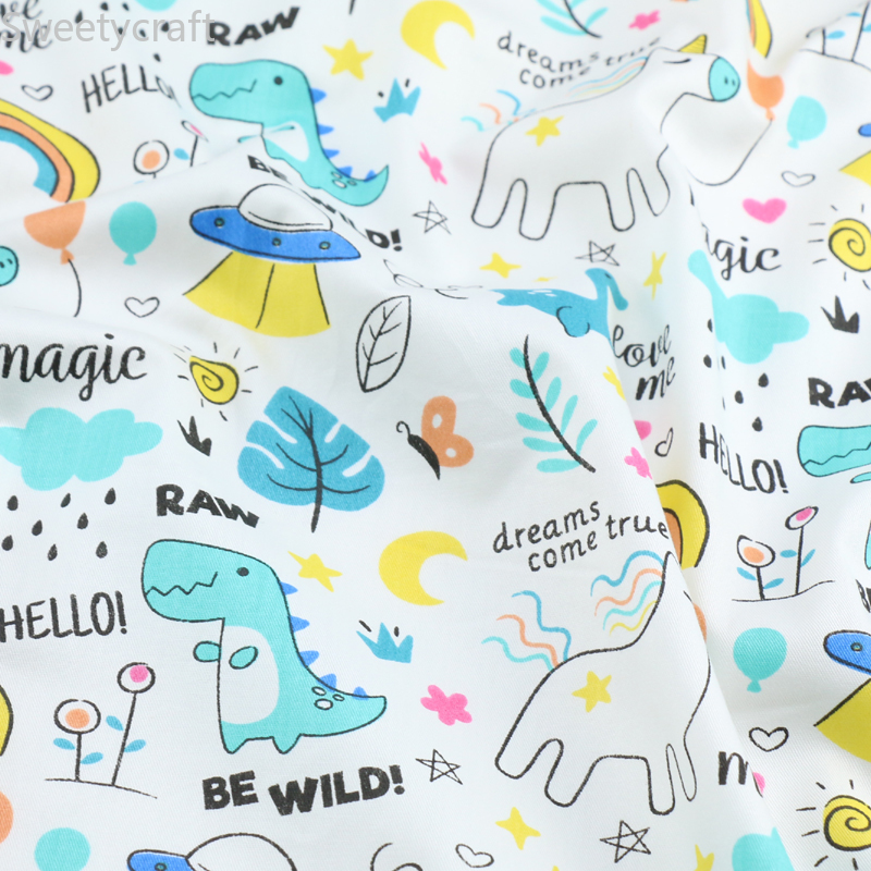 160x50cm 100% Cotton Twill Fabric Home Textile DIY Patchwork Sewing Cloth Tissu Tecido Love Me Unicorn Tela Quilting Decoration