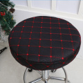 Home Chair Cover Round Bar Stool Cover Protector Cotton Fabric Seat Chair Covers for Dentist Hair Salon Slipcover funda silla