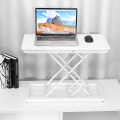 50cm Height Adjustable Standing Desk Sit to Stand Foldable Lift Converter Laptop Desk Tabletop Workstation for Monitor Laptop