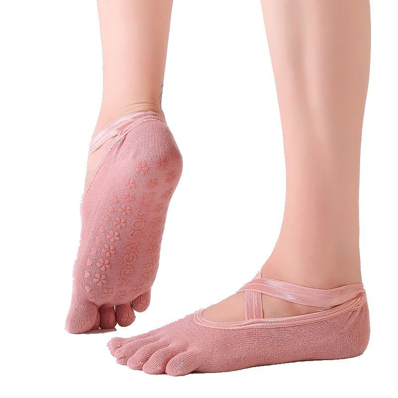 Cotton Yoga Socks Women Anti Slip Dance Professional Ballet Heel Protector Female Sports Dancing Calcetines Medias Pilates Socks