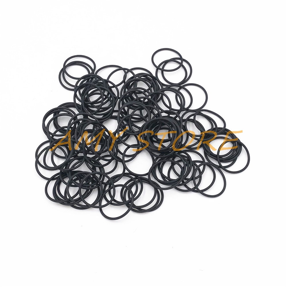 100Pcs Black O Ring Sealing Rubber Ring Gaskets NBR Nitrile -Butadiene Rubber Washer 11/12/13/14/15/16/17/18/19/20 x 2mm